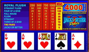 Play Video Poker at Captain Cook Casino