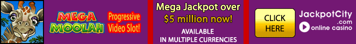 Jackpot City Microgaming Casino accepts Major Credit Cards.