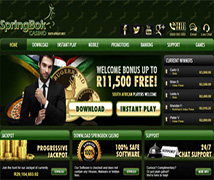 Click Here to Claim up to R11 500.00 worth of Welcome Bonuses at Springbok Casino